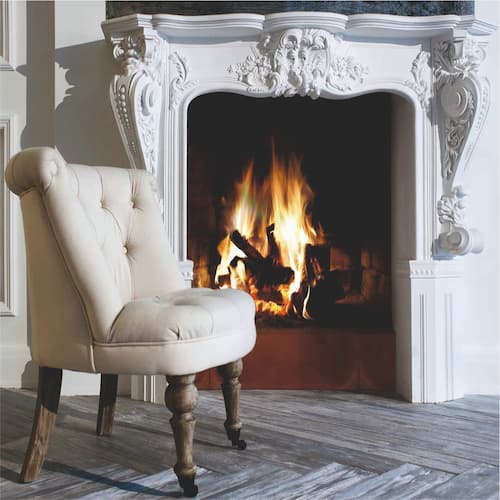 Fireplace Polyurethane, Fireplace Mantel Decor, تولید و واردات شومینه پلی یورتان, شومینه پلی یورتان, شومینه پیش ساخته, شومینه هیزمی